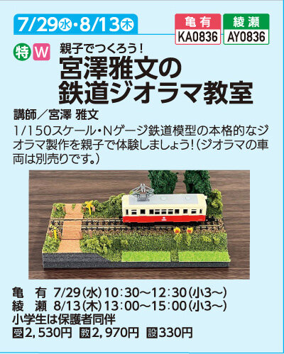 宮澤雅文の鉄道ジオラマ教室