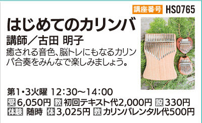 はじめてのカリンバ