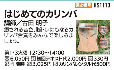 はじめてのカリンバ