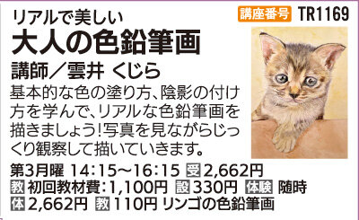 大人の色鉛筆画