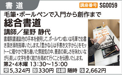 毛筆・ボールペンで入門から創作までー総合書道ー
