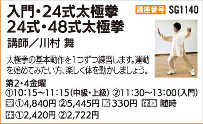 24式・48式太極拳