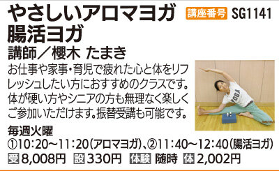 やさしいアロマヨガ
