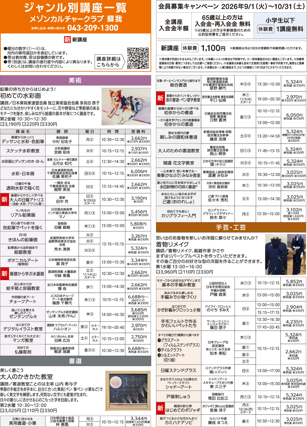 メゾンカルチャークラブ蘇我WEBチラシ