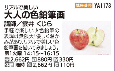 大人の色鉛筆画