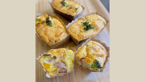 グルテンフリー！ 米粉シフォンと お食事マフィン