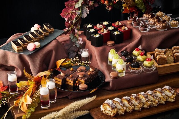 ヒルトン横浜「パレード」デザートビュッフェ</BR> ~ホテルオリジナルチョコレートとHARNEY & SONS 大人気の紅茶お土産付き~