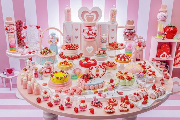 年に一度の苺の祭典!いちごスイーツビュッフェ</br>ヒルトン東京『ストロベリー・ハートファクトリー』