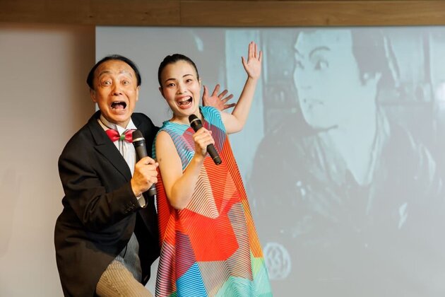 浅草ブロードウェイ六区 活弁士が語る無声映画と「出汁」を味わうご夕食