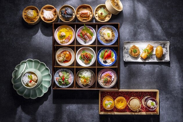 ヒルトン東京 中国料理「王朝」3種の中国茶飲み放題付き!点心食べ放題プレミアム点心ランチ