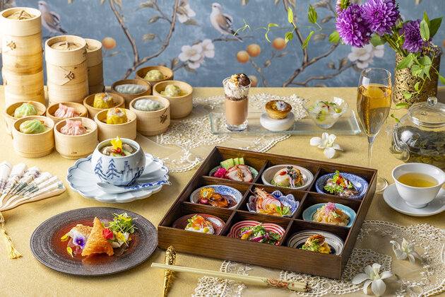 ヒルトン東京 中国料理「王朝」 乾杯ドリンク付き!点心食べ放題&10品特製料理「プレミアムランチ」