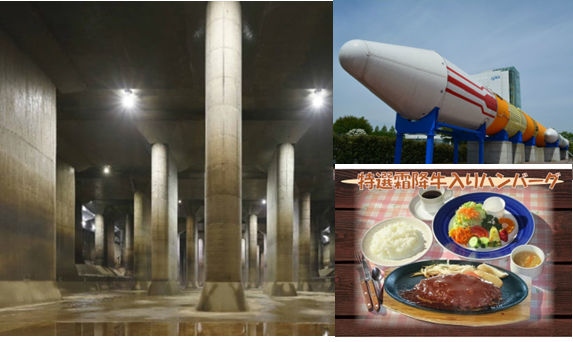 巨大地下神殿「首都圏外郭放水路」&JAXA筑波宇宙センターガイド付き見学バスツアー